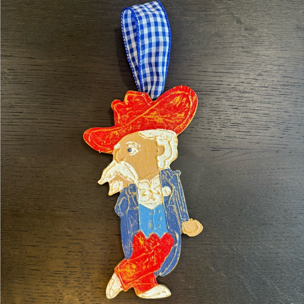 Ole Miss Colonel Reb Ornament